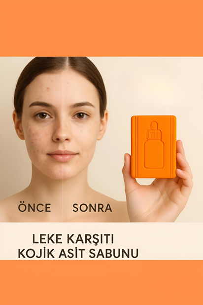 Leke Karşıtı Zerdeçal ve Kojik Asit Sabunu – Cilt Tonu Eşitleyici & Aydınlatıcı Etkili